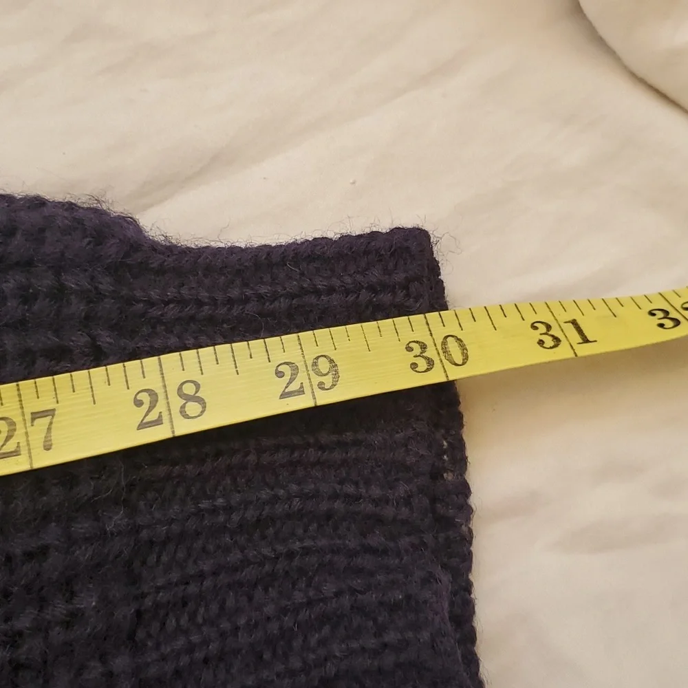 Brooks Brothers Sweater Size XL Navy Blue Heavy Ribbed Pure Wool Sweater *read*